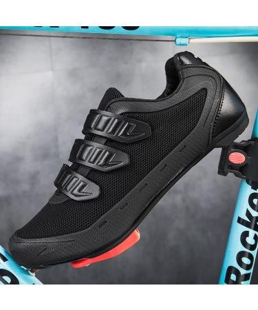 Noxnex Cycling Shoes | Compatible with Peloton SPD Pedal | Indoor Road Cycling Shoes | Size 10 Women/8 Men | Black - Buy Online on GoSupps.com