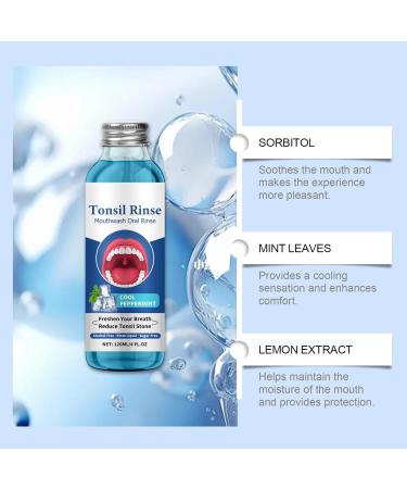 BOULCHWASH Tonsils - 120ml Effective Mouthwash Tonsils Remover Stone | Competitive Rinsing Liquid-Wash | Deodorant Liquid for Adults Dry Skin Embossed - Buy Online on GoSupps.com