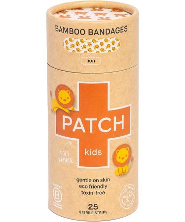 Patch Kids Bamboo Adhesive Bandages - Lion Design - 25 Count - Buy Online on GoSupps.com
