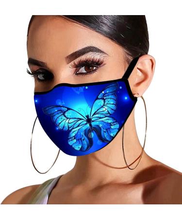 Riou Ladies 3-in-1 Butterfly Face Mask & Scarf - Washable Fabric Mouth & Nose Protection - Buy Online on GoSupps.com