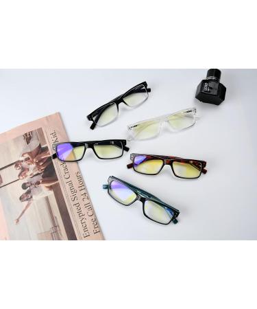 Eyekepper 5-Pack Classic Spring Hinge Reading Glasses - Blue Light Blocking Sun Readers 0.0 Diopters International Shipping Available - Buy Online on GoSupps.com