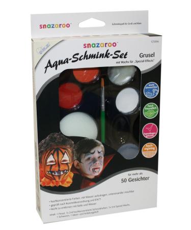 Mammut 125006 - Snazaroo Aqua Make-up Set Horror multi-coloured