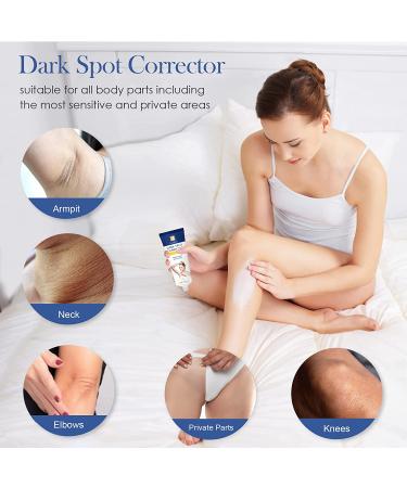 LAAREX Dark Spot Corrector for Body - Underarm, Neck, Armpit, Knees, Elbows, Private Parts - Intimate Areas Inner Thigh - 60ML - Buy Online on GoSupps.com