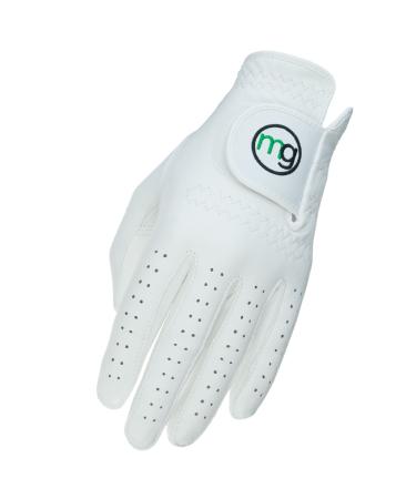 MG Golf Glove Mens DynaGrip All-Cabretta Leather (Regular Sizes) Medium Left