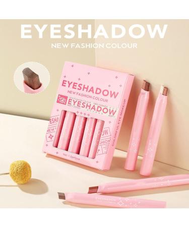 Cream Eyeshadow Stick - Double Colors Eyeshadow Stick Makeup - Eye Shadow Pencil Stick Shimmer Eyeshadow Crayon Set for Friends Family  - Buy Online on GoSupps.com
