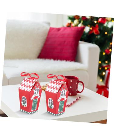 Abaodam 20 Pcs Nougat Box Food Container Cookie Holder with Ribbon Paper Candy Bags Bag Dessert Biscuit 19.5x9.5x7cmx2pcs Redx2pcs - Buy Online on GoSupps.com