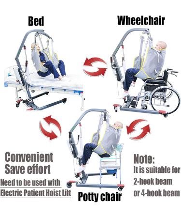 Patient Lifting Slings Patient Lift Aid Sling 320 Kg High Back Patient Lift Transfer Belt with Waist Protection Safety Belt and Adjustable Handles Thick Design for Legs and Back Medium - Buy Online on GoSupps.com