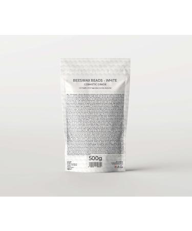 Buy Refined White Beeswax Pearls 500g | Pure Natural & Ideal for Crafting - International Shipping Available - Buy Online on GoSupps.com