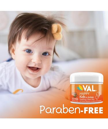VAL Magnesium Happy Kids Chest Rub for Babies - 1.5oz | Soothing Relief for Cough & Congestion | International Shipping Available - Buy Online on GoSupps.com