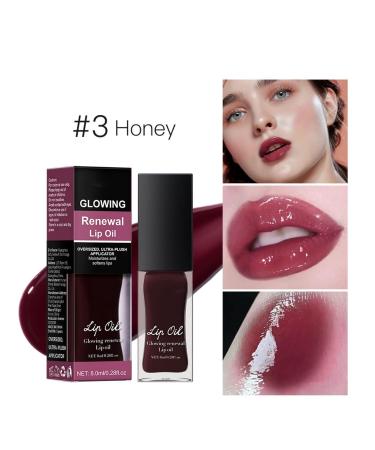 MAEPEOR Glowing Lip Oil - Hydrating Lip Balm & Nourishing Lip Care | 7 Colors Available | Non-Sticky Moisturizing Glossy Finish - Buy Online on GoSupps.com