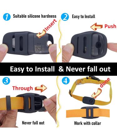 2 Pack Silicone Covers for Tile Pro Trackers 2022 - Dog Collar Light Covers & Safe Cases for Cat Finders - Buy Online on GoSupps.com