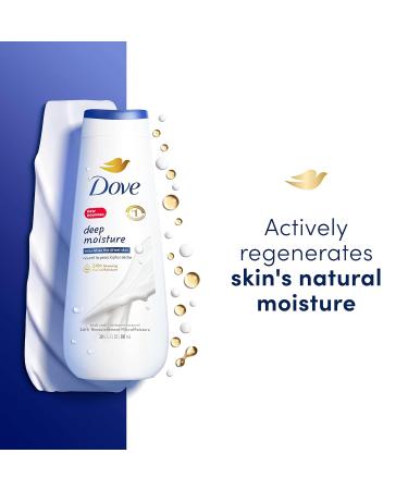 Dove Deep Moisture Body Wash 2 Pack - 20 oz, Moisturizing Cleanser for Dry Skin - Buy Online on GoSupps.com