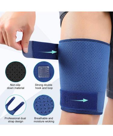 Thigh Support Bandage for Strains | Compression Thigh Tape with Velcro Fastener for Men & Women - Buy Online on GoSupps.com