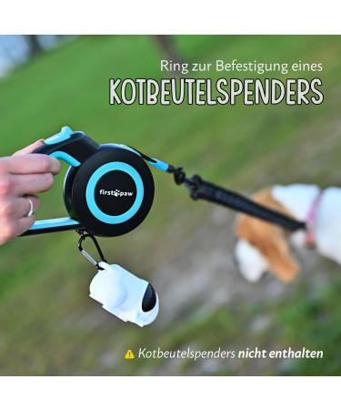 Buy FIRSTPAW 5m Dog Leash for Small & Medium Dogs - Reflective Ergonomic Handle Durable Up to 50kg - Buy Online on GoSupps.com