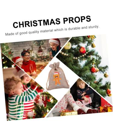 Gogogmee Holiday Bags 12pcs Christmas Drawstring Bag Christmas Cloth Bags Lovely Bags Convenient Bags Miss Portable - Buy Online on GoSupps.com