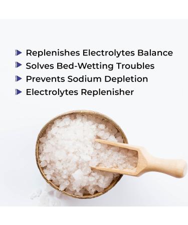 Health Life Sodium Chloride Tablets 1 gm - 300 Count | USP Electrolyte Replenisher & Sodium Mineral Supplement for Hydration - Buy Online on GoSupps.com