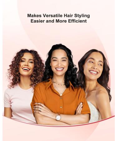 4 in 1 Blow Dryer Brush – Volumizing Hot Air Brush for Drying Straightening & Curling | Negative Ion Hair Styling Tool - Buy Online on GoSupps.com