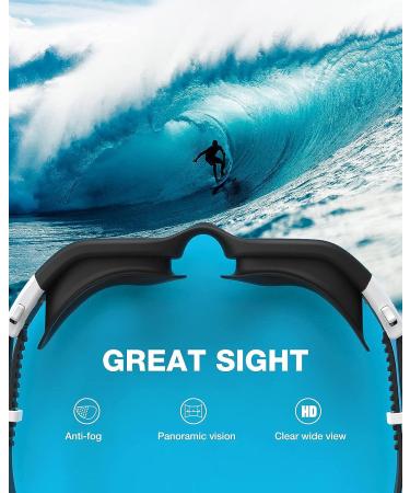 ZIONOR G1 SE Swim Goggles Anti-fog | Adult Men Women | A0 Clear Lens - Buy Online on GoSupps.com