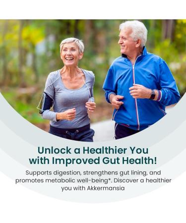 UpNourish Probiotics for GLP-1 Support 5 Billion TFU Akkermansia Muciniphila for Digestive Health Leaky Gut Immunity and Metabolic Health Prebiotics and Probiotics for Women and Men 60 Capsules AKK Prebiotics - Buy Online on GoSupps.com