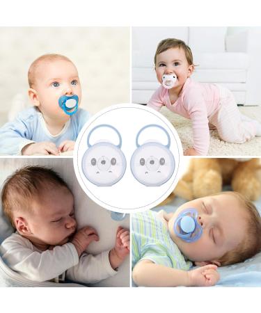 Milists 2-Piece Cartoon Animal Pacifier Storage Case - Clear Dust-Proof Container for Travel & Home - Ideal for Baby Essentials - Buy Online on GoSupps.com