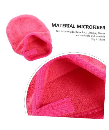 Shop 4pcs Cleansing Fingertips Makeup Remover Cloths - Exfoliating Face Towel & Mitts for Gentle Hair & Skin Care - Buy Online on GoSupps.com