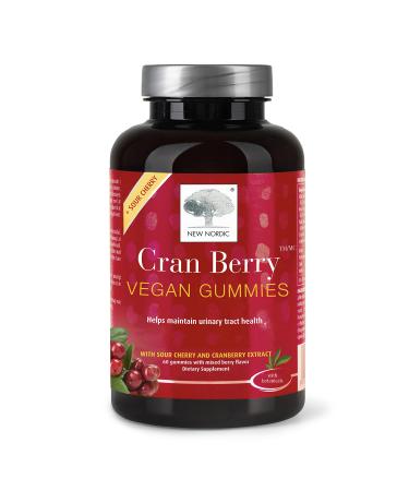 New Nordic Cran Berry Vegan Gummies Mixed Berry 60 Gummies