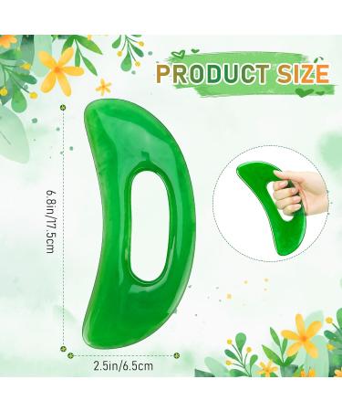 Buy Body Gua Sha Tool for Lymphatic Drainage & Pain Relief | Green Massage Device for Legs Back Face & Neck - Buy Online on GoSupps.com