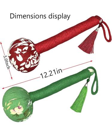 Manual Massage Hammer Set - Colorful Handheld Massage Tool for Back Pain Relief | 26cm 2PCS A - Buy Online on GoSupps.com