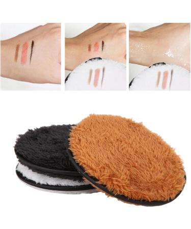 Zerodi 3-Part Makeup Removal Puff | Reusable Microfiber Cotton Pads for Easy Facial Cleaning - Buy Online on GoSupps.com