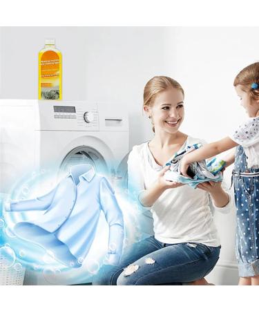 Washer Cleaning Solution | 500ml Powerful Household Cleaner Solution for Washer | Portable Cleaning Agent with Natural Extracts Easy to Apply Cleaner Liquid North sea - Buy Online on GoSupps.com
