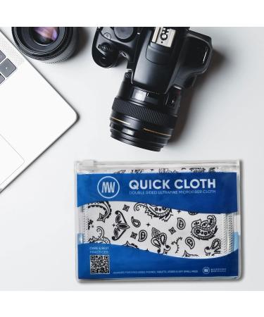 MW Quick Cloth 2 Pack with Case | Paisley Microfiber Cloth for Eyeglasses, Phones, Tablets & Lenses - Buy Online on GoSupps.com