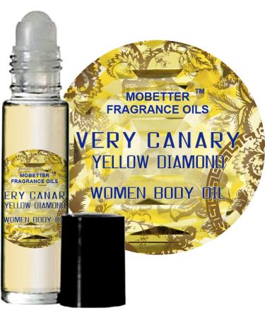 Very Canary Yellow Diamond Perfume Fragrance Body Oil for Women by Mobetter Fragrance Oils
