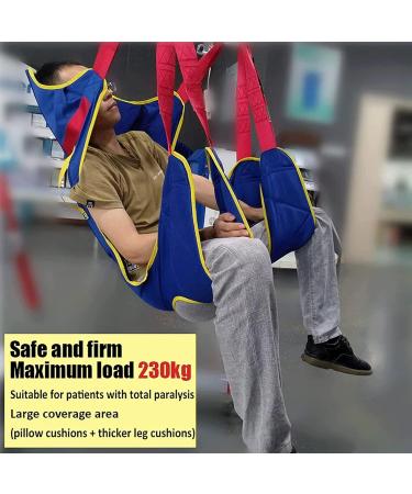Patient Lifting Slings Patient Hoist Lift Sling Full Body Commode Sling with Head Support Toileting Patient Lift Sling Divided Leg Shower Sling for Patient Lifts - Buy Online on GoSupps.com