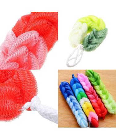 SWIDUUK Bath Shower Back Scrubber - Mesh Sponge Loofah Exfoliating Brush - Nylon - One Size for Ultimate Cleaning - Buy Online on GoSupps.com