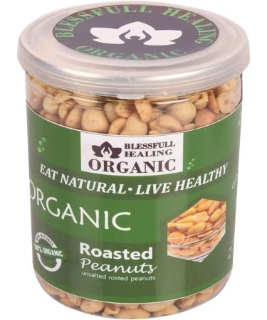 Blessfull Healing Organic Natural Vegan Unsalted Roasted Peanuts Crunchy Healthy Snacks 250 Gram - Buy Online on GoSupps.com