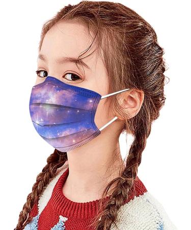 50pc Kids Disposable_Mask 3 Ply Kids Face_Masks for Protection Anti Dust Face Mouth Filter Tools for Children School - Buy Online on GoSupps.com