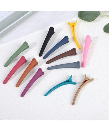 Colorful GFJFG 12-Piece Hair Clip Set - Essential Hair Accessories for Ladies & Girls | Stylish & Functional Hairdresser Tools - Buy Online on GoSupps.com