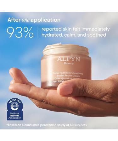 Alpyn Super Peptide & Ghostberry Moisturizer for Eczema Relief Barrier Repair & Wrinkle Reduction - Calm Redness & Irritation | 1.7 oz - Buy Online on GoSupps.com