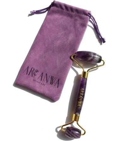 ARI ANWA Skincare Amethyst Roller | 100% Natural Healing Crystal for Anti-Aging & Radiant Skin - Buy Online on GoSupps.com