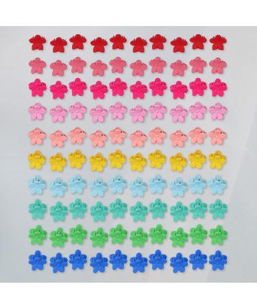 100 PCS Small Hair Clips for Girls | Mini Hair Claw Clips for Women | Floral Butterfly Hair Accessories | 10 Colors - Buy Online on GoSupps.com
