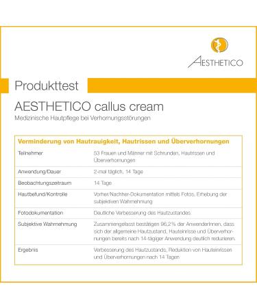AESTHETICO Callus Cream - Urea Formula for Severe Calluses & Cracked Skin | 100ml - Effective Skin Treatment International Shipping Available - Buy Online on GoSupps.com