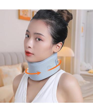 Pacienjo Neck Support - Soft Breathable Collar for Women & Older Men | Comfortable Neck Correction for Students - Large - Buy Online on GoSupps.com