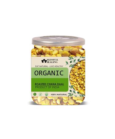Blessfull Healing Organice Roasted Chana DAL 1 lb (453 Gram)