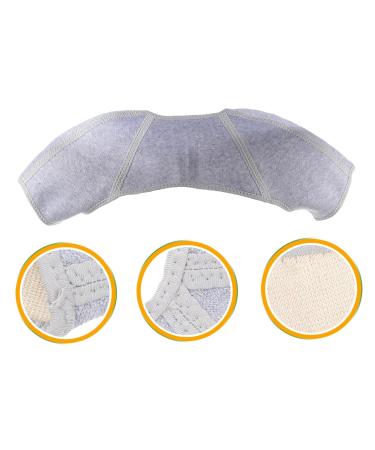 Buy Multipurpose Shoulder Pads - Breathable Shoulder Protector Waistcoat Brace - Charcoal Fibre - International Shipping Available - Buy Online on GoSupps.com