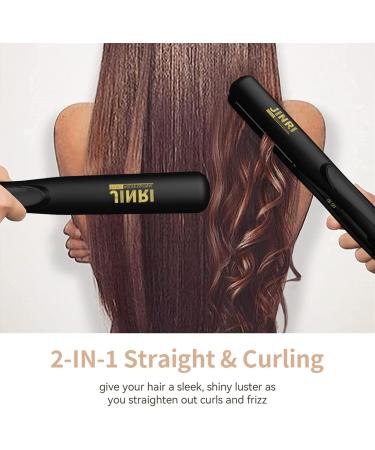 JINRI Mini Hair Straightener - Titanium Plate 200 | Travel Size Flat Iron Dual Voltage for All Hairstyles - Buy Online on GoSupps.com