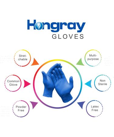 Nitrile Gloves Latex Free Powder free 100 Pcs Per Box (Medium Blue) - Buy Online on GoSupps.com
