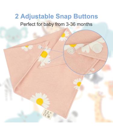 Beboan Baby Triangular Scarf Bibs | 10 Musselin Neckerchiefs for Girls | Soft & Absorbent Drool Bibs - Buy Online on GoSupps.com