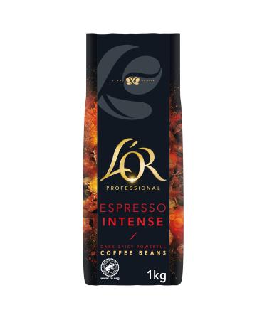 L'OR Professional, 1Kg of Rainforest Certified Intense Espresso Coffee Beans