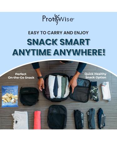 ProtiWise Ranch Protein Chips | High Protein 15g High Fiber | Gluten-Free Low Calorie Low Carb Snack | Guilt-Free Healthy Snacks | 7/Bags - Buy Online on GoSupps.com
