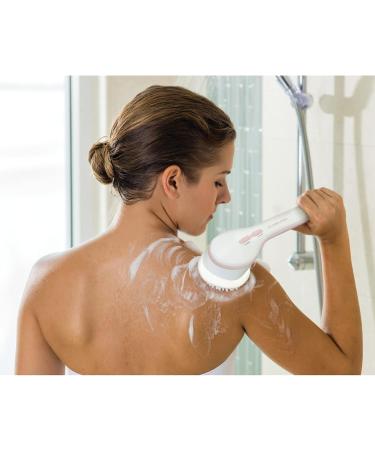 Flawless Cleanse Spa Shower Wand with 4 Attachments - Cordless Bath Brush for Cleansing, Massage, and Exfoliation - Buy Online on GoSupps.com
